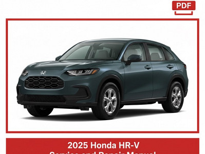 2025 Honda HR-V repair manual