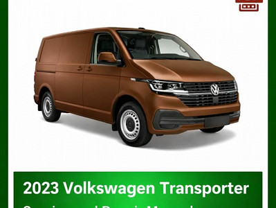 2023 Volkswagen Transporter repair manual