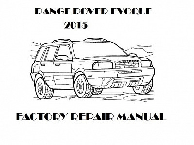 2015 Range Rover Evoque repair manual downloader