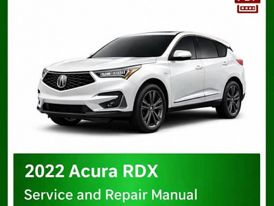2022 Acura RDX repair manual - VIN specific