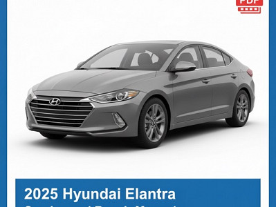 2025 Hyundai Elantra repair manual