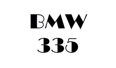 BMW 335 Workshop Manual