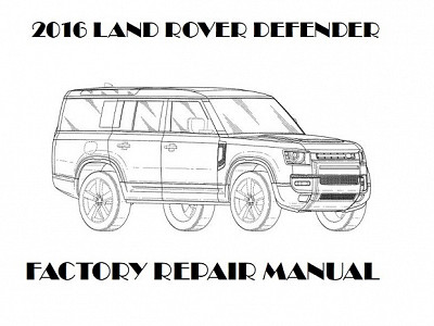 2016 Land Rover Defender repair manual downloader