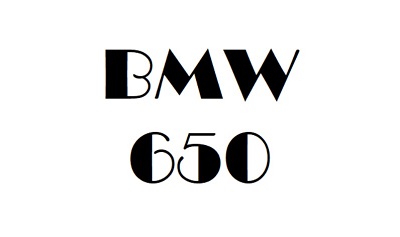 BMW 650 Workshop Manual