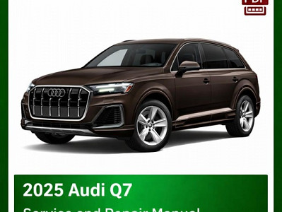 2025 Audi Q7 repair manual