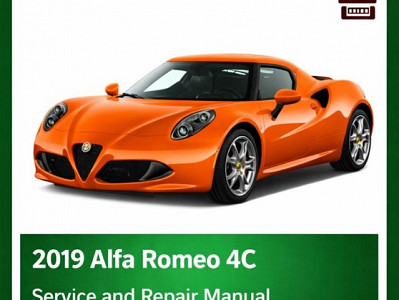 2019 Alfa Romeo 4C repair manual