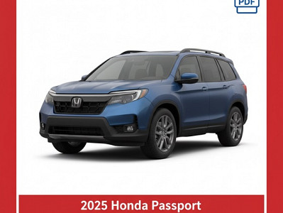 2025 Honda Passport repair manual
