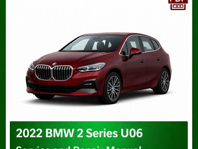 2022 BMW 2 Series U06 repair manual