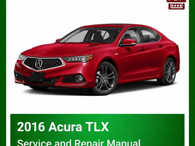 2016 Acura TLX repair manual - VIN specific