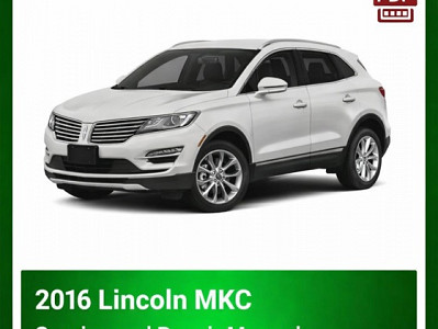 2016 Lincoln MKC repair manual