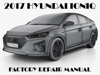 2017 Hyundai Ioniq repair manual