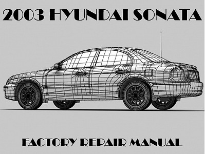 2003 Hyundai Sonata repair manual
