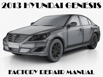 2013 Hyundai Genesis repair manual