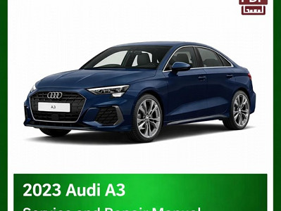 2023 Audi A3 Factory Service Repair PDF