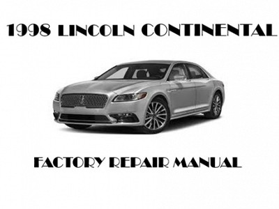 1998 Lincoln Continental repair manual