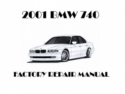 2001 BMW 740 repair manual