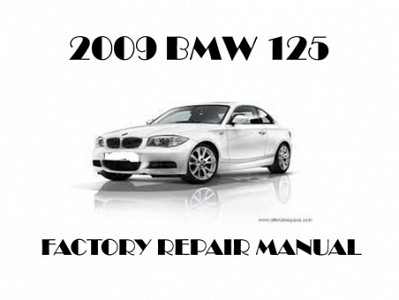 2009 BMW 125 repair manual