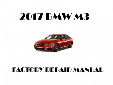 2017 BMW M3 repair manual