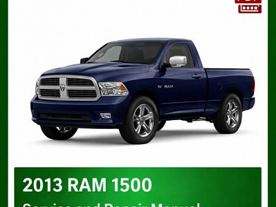 2013 Ram 1500 repair manual -VIN specific PDF