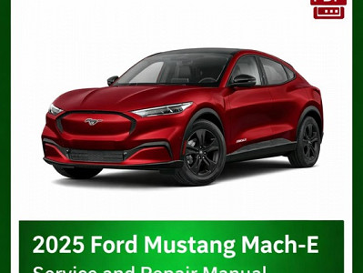2025 Ford Mustang Mach-E repair manual