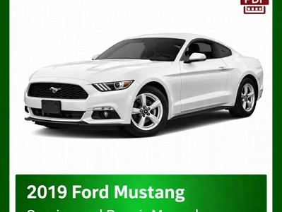 2019 Ford Mustang repair manual