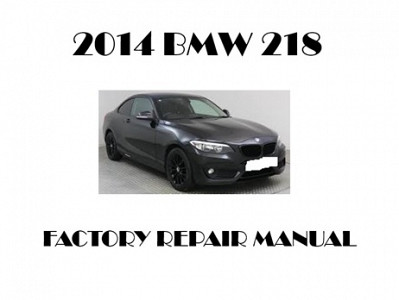 2014 BMW 218 repair manual