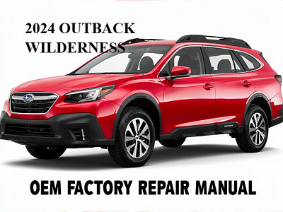 2024 Subaru Outback Wilderness repair manual