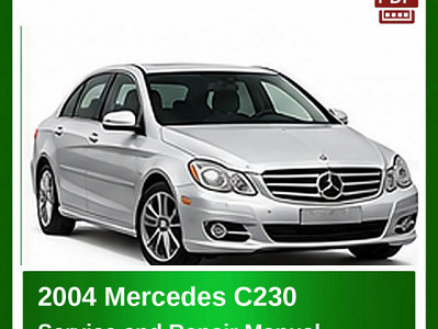 2004 Mercedes C230 repair manual