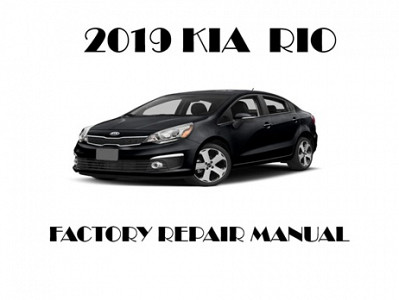 2019 Kia Rio repair manual