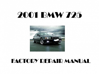 2001 BMW 725 repair manual