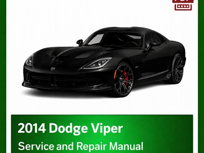 2014 Dodge Viper repair manual
