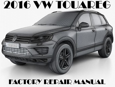 2016 Volkswagen Touareg repair manual
