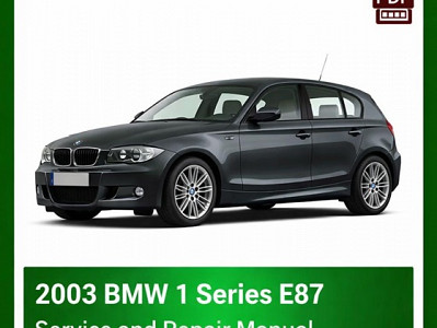 2003 BMW 1 Series E87 repair manual