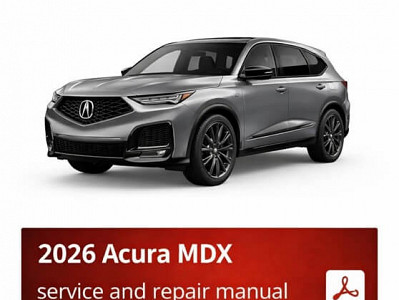 2026 Acura MDX repair manual