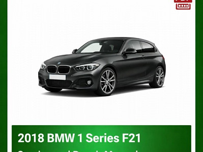 2018 BMW 1 Series F21 repair manual