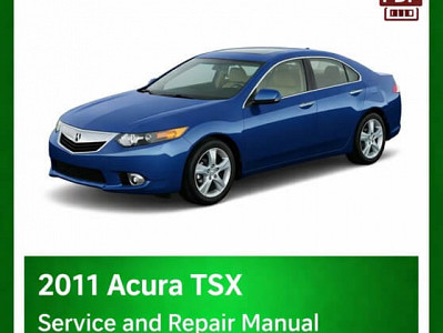 2011 Acura TSX repair manual - VIN specific