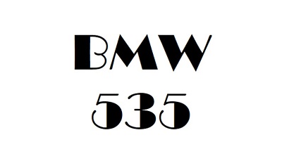 BMW 535 Workshop Manual