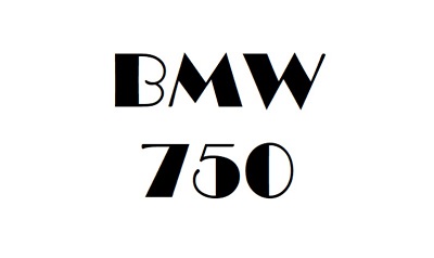 BMW 750 Workshop Manual