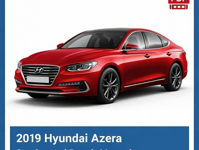 2019 Hyundai Azera repair manual