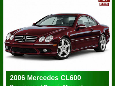 2006 Mercedes CL600 repair manual