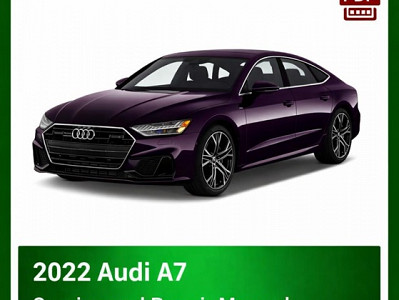 2022 Audi A7 repair manual