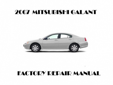 2007 Mitsubishi Galant repair manual