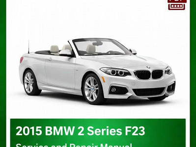 2015 BMW 2 Series F23 repair manual
