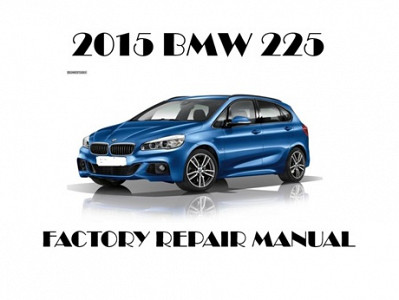 2015 BMW 225 repair manual