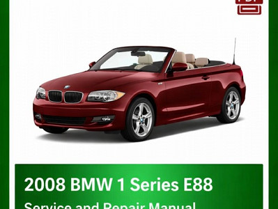 2008 BMW 1 Series E88 repair manual