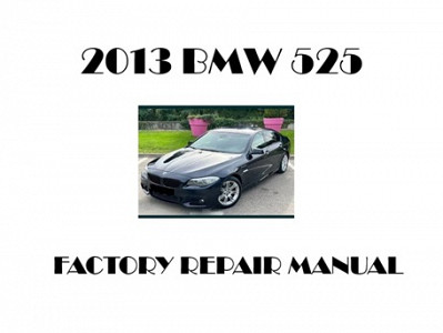 2013 BMW 525 repair manual