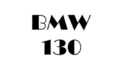 BMW 130 Workshop Manual