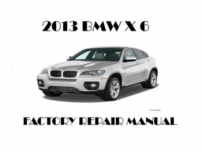 2013 BMW X6 repair manual