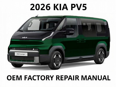 2026 Kia PV5 repair manual