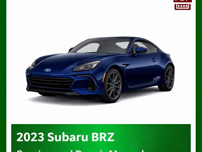 2023 Subaru BRZ repair manual